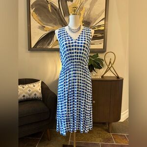 Kate Spade Blue and White Patterned Dress